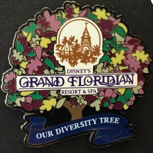 Grand Floridian Resort & Spa - Cast Member - Diversity Tree LE Disney Pin